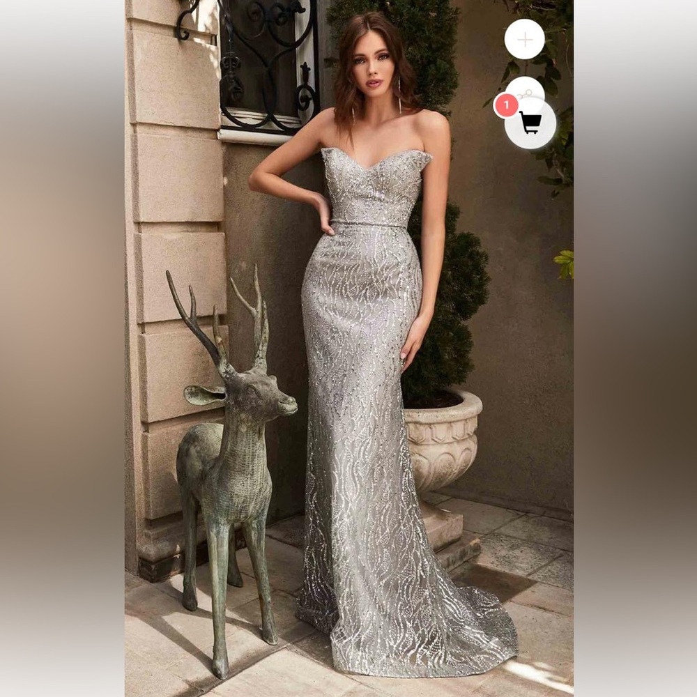 Sparkly Sweetheart Neckline Mermaid Dress CR863 Size 16